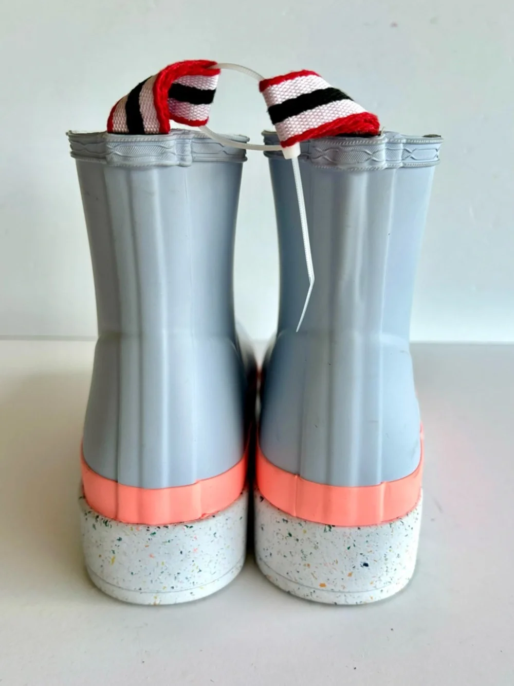 Hunter Women Boot Original Play Short Rain Bootie Sacy Blue Size 6
